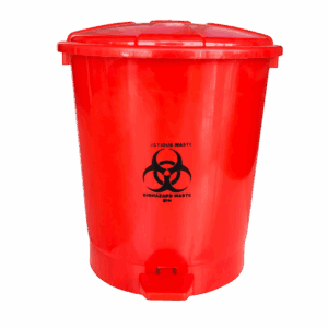 10L Red Biohazard Pedal Bin Kenya | Medical Waste Bin for Clinics & Hospitals