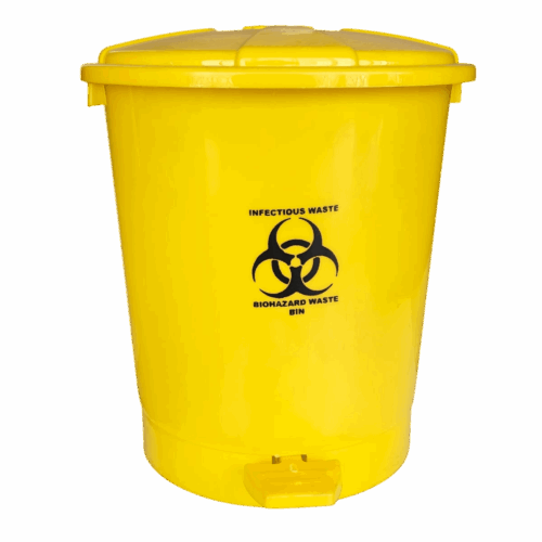 10L Yellow Biohazard Pedal Bin Kenya | Clinic & Hospital Waste Bin