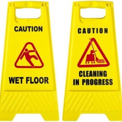 Cleaning in Progress Wet Floor Safety Sign – Caution Floor Stand Kenya