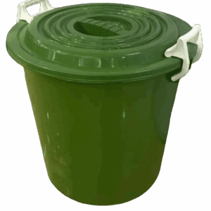 Complast 100L Green Drum Bin Kenya | Lockable Storage Bin with Lid