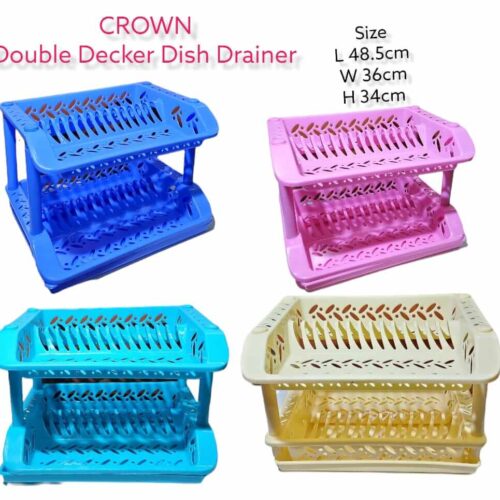 Crown Double Decker Plastic Dish Drainer Kenya