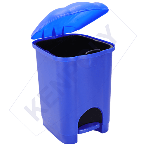 Kenpoly 18L Blue Foot Pedal Waste Bin Kenya