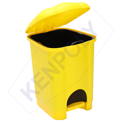 Kenpoly 18L Yellow Pedal Dustbin Kenya | Kitchen & Bathroom Bin