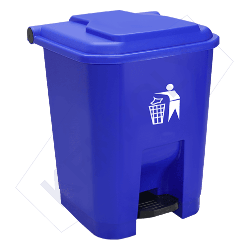 Kenpoly 30L Blue Pedal Bin Kenya – Hygienic Foot-Operated Kitchen Waste Bin