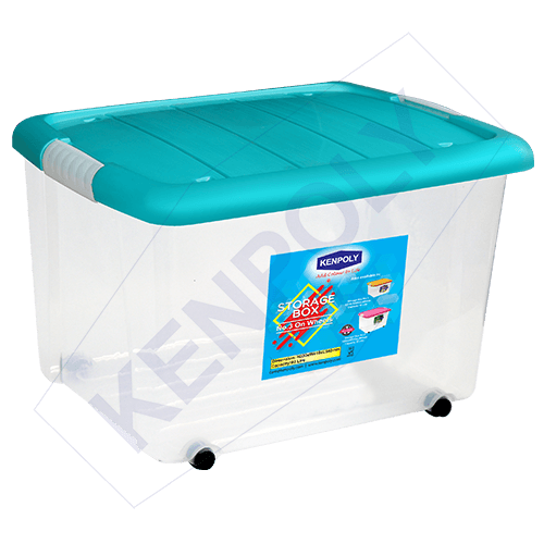 Kenpoly 60L Storage Box Kenya – Heavy Duty Plastic Container with Lid