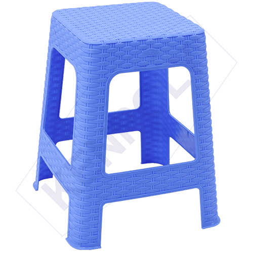 Kenpoly Bamboo Finish Plastic Stool Kenya - Image 3