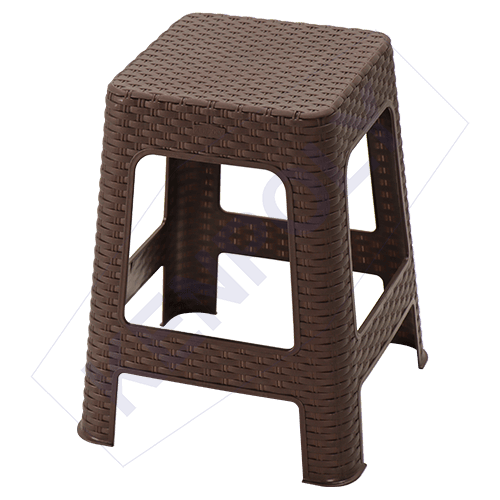 Kenpoly Bamboo Finish Plastic Stool Kenya - Image 5