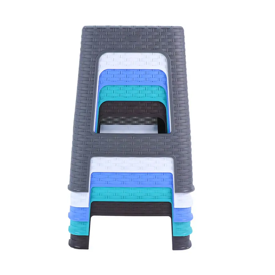 Kenpoly Bamboo Finish Plastic Stool Kenya