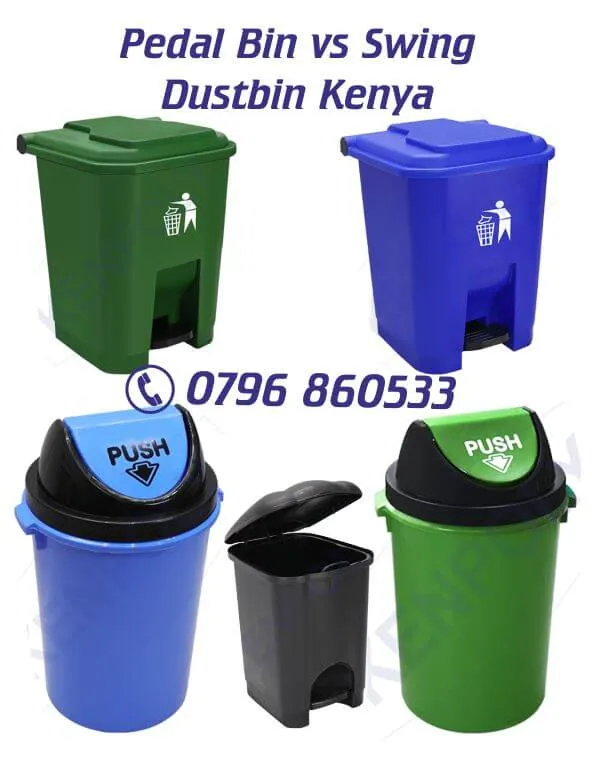 Pedal Bin vs Swing Dustbin Kenya: Which One Should You Buy?