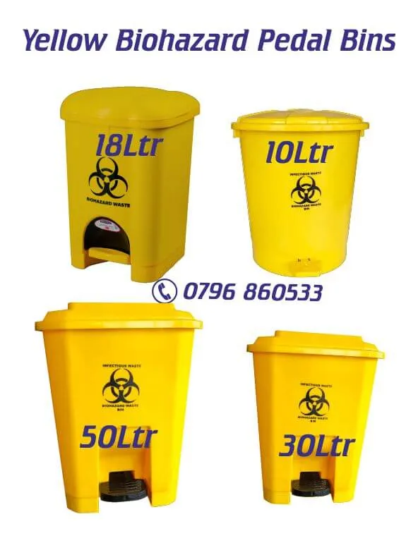 Essential Guide to Yellow Biohazard Medical Waste Bins in Kenya