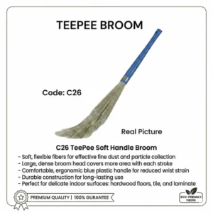 C26 Teepee soft handle broom for household cleaning in Kenya