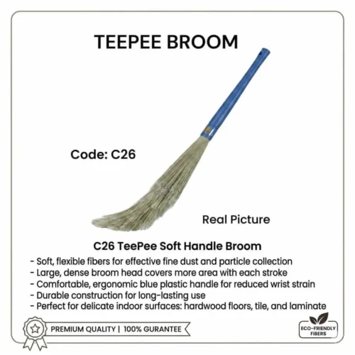 C26 Teepee Soft Handle Broom Kenya – Household Cleaning Broom
