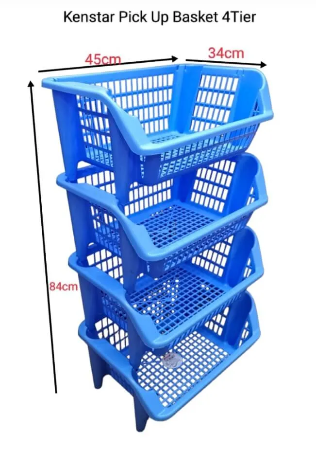 Kenstar 4 tier pick up basket for household storage in Kenya