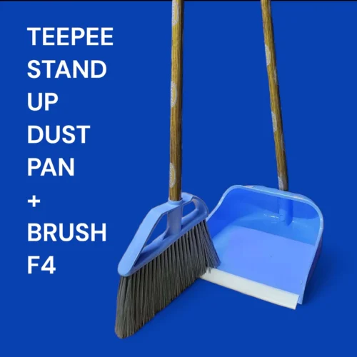 Teepee Stand Up Dustpan and Brush F4 Kenya